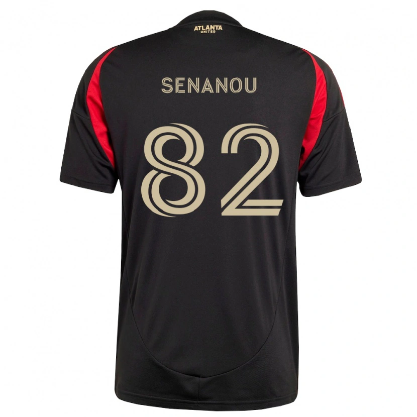 Danxen Mænd Matthew Senanou #82 Sort Rød Hjemmebane Spillertrøjer 2026/27 Trøje T-Shirt