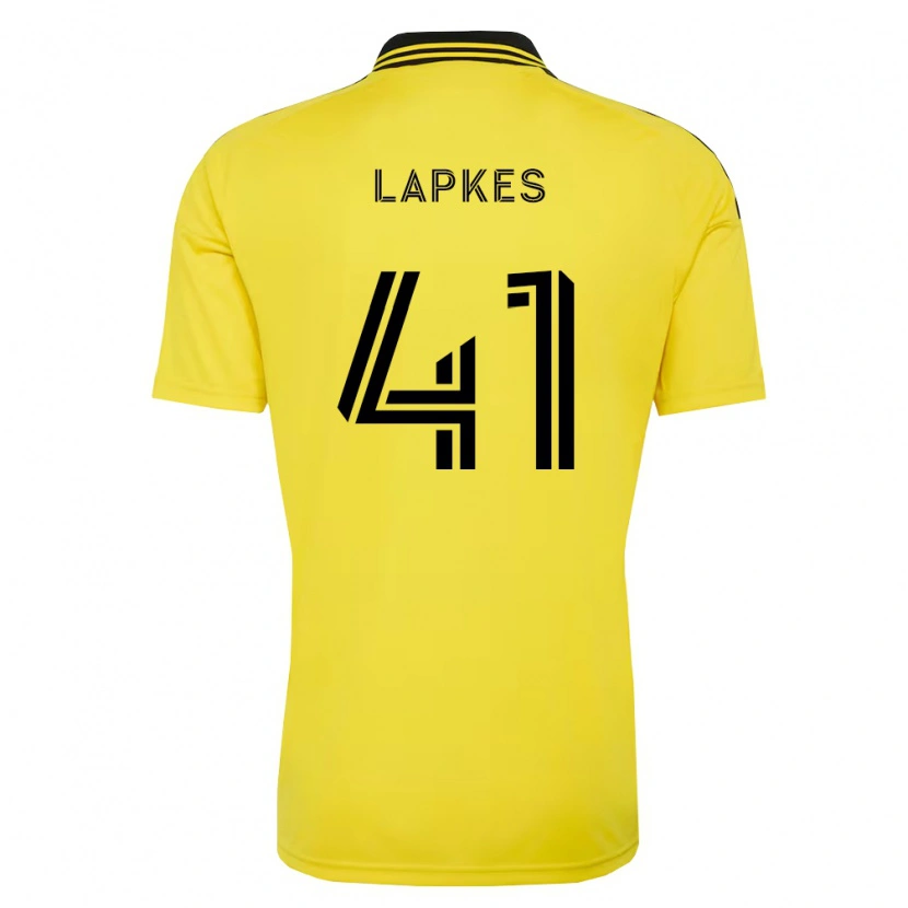 Danxen Mænd Stanislav Lapkes #41 Gul Sort Hjemmebane Spillertrøjer 2026/27 Trøje T-Shirt
