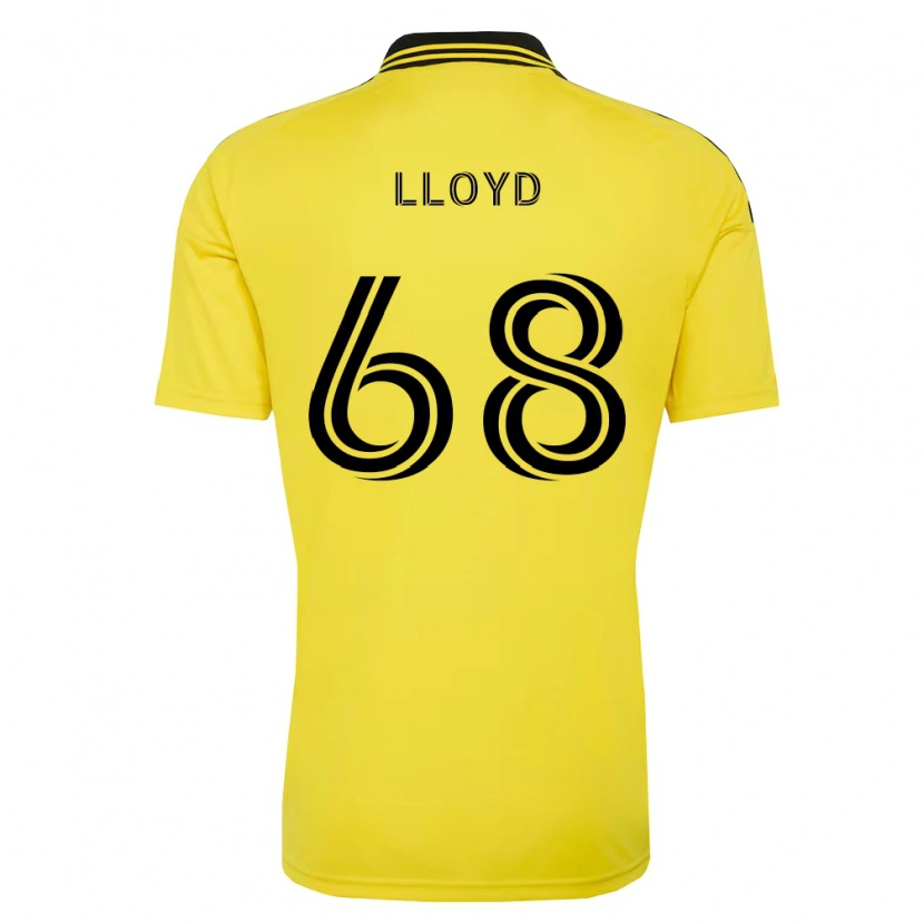 Danxen Mænd Zach Lloyd #68 Gul Sort Hjemmebane Spillertrøjer 2026/27 Trøje T-Shirt
