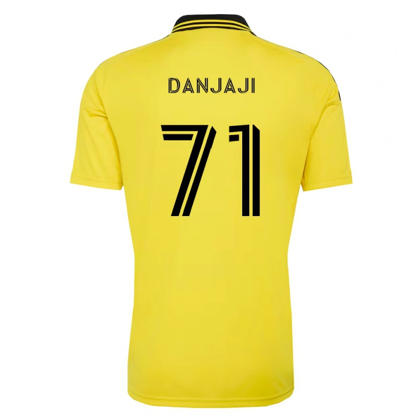 Danxen Mænd Jamil Danjaji #71 Gul Sort Hjemmebane Spillertrøjer 2026/27 Trøje T-Shirt