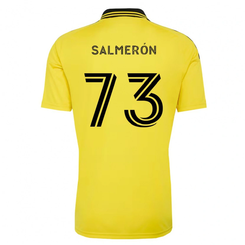 Danxen Mænd Jorge Salmerón #73 Gul Sort Hjemmebane Spillertrøjer 2026/27 Trøje T-Shirt
