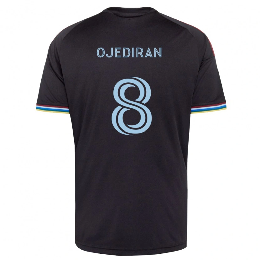 Danxen Mænd Hamzat Ojediran #8 Sort Himmelblå Hjemmebane Spillertrøjer 2026/27 Trøje T-Shirt