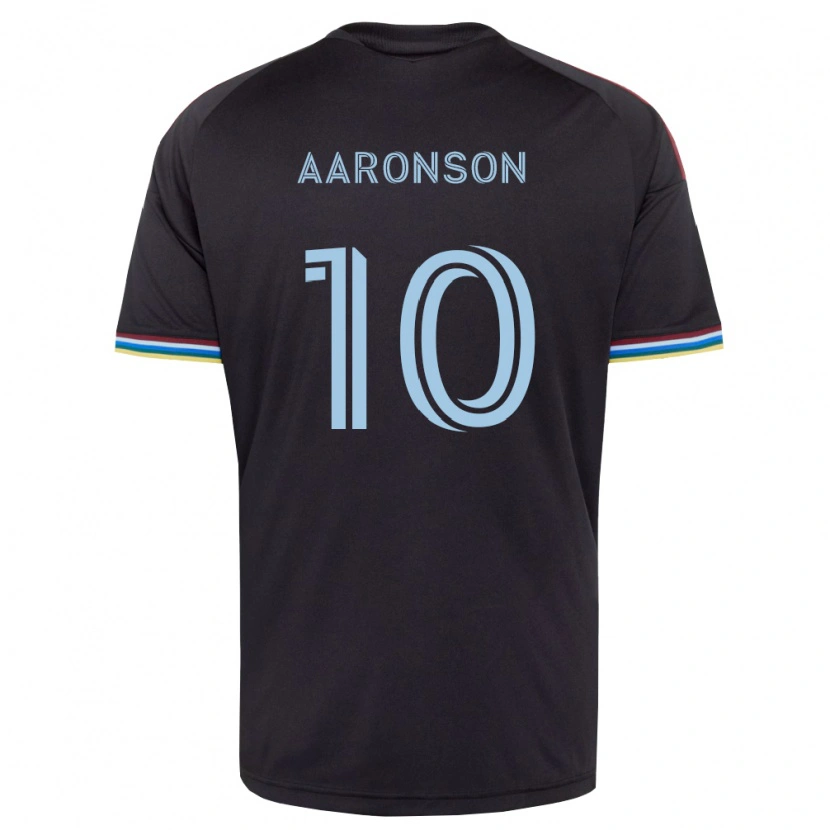 Danxen Mænd Paxten Aaronson #10 Sort Himmelblå Hjemmebane Spillertrøjer 2026/27 Trøje T-Shirt