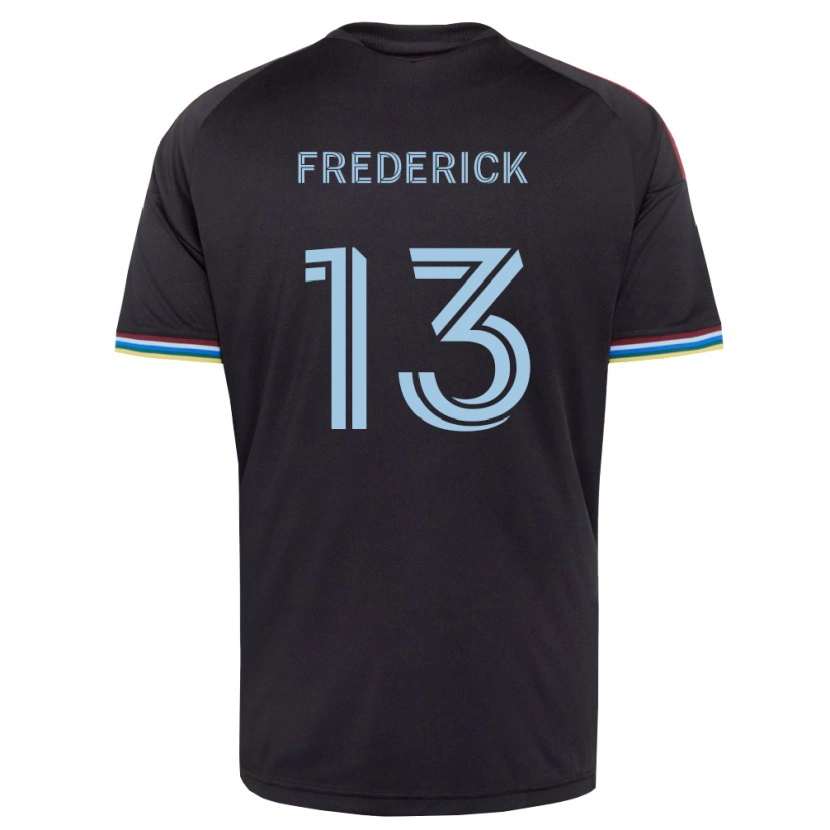 Danxen Mænd Wayne Frederick #13 Sort Himmelblå Hjemmebane Spillertrøjer 2026/27 Trøje T-Shirt