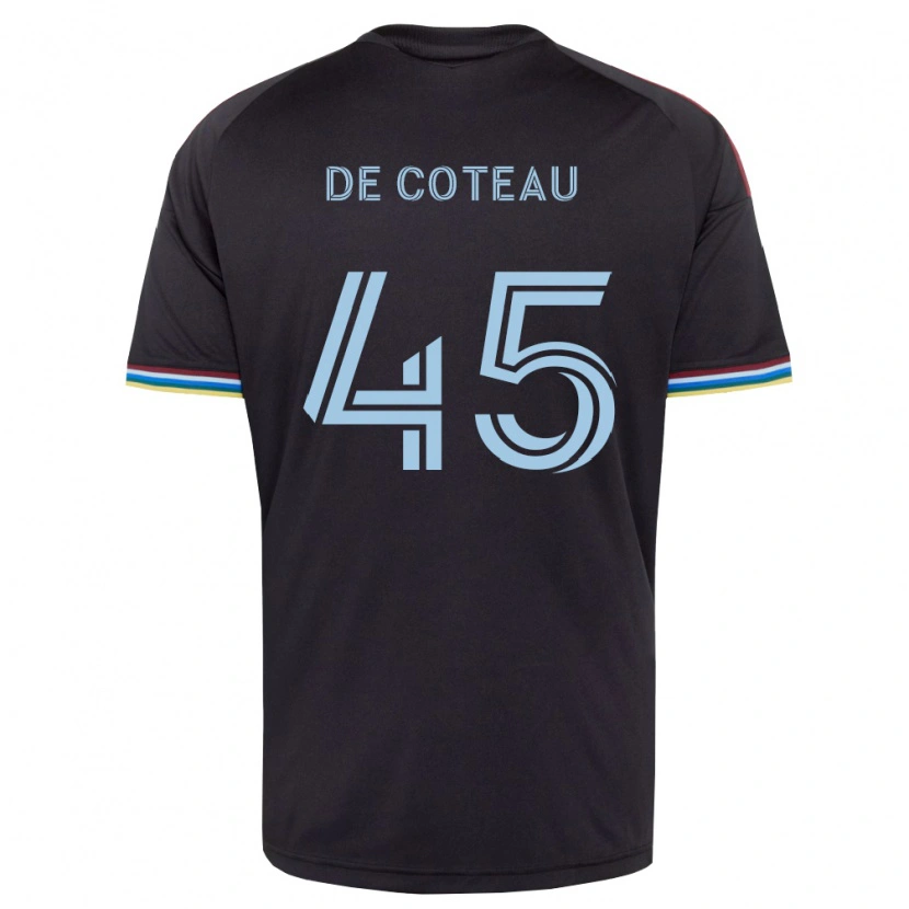 Danxen Mænd Jabari De Coteau #45 Sort Himmelblå Hjemmebane Spillertrøjer 2026/27 Trøje T-Shirt