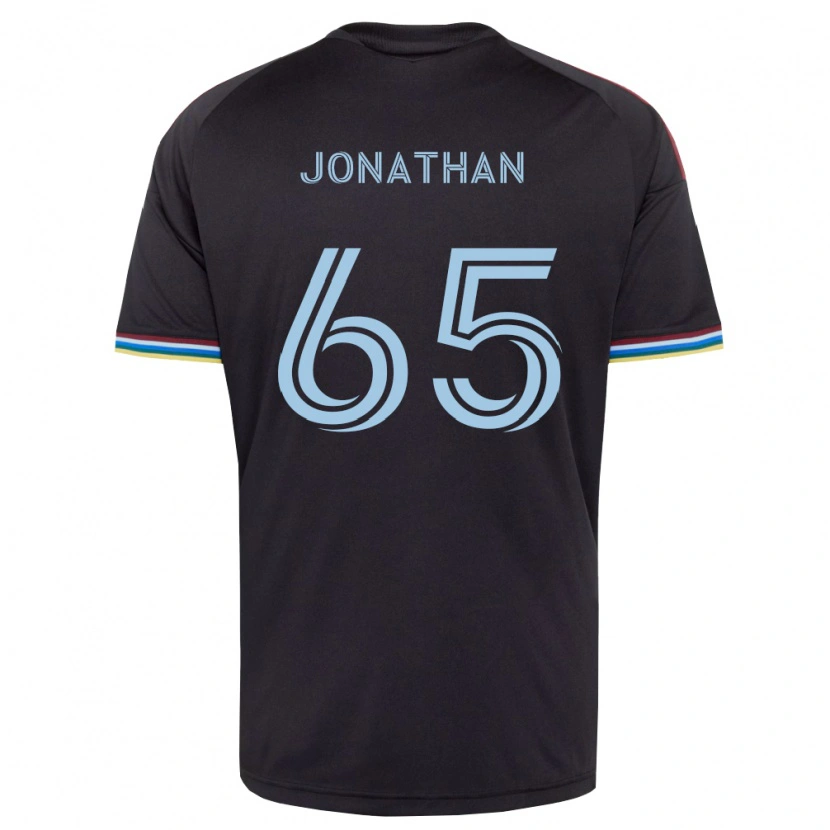 Danxen Mænd Jonathan De La Fuente #65 Sort Himmelblå Hjemmebane Spillertrøjer 2026/27 Trøje T-Shirt