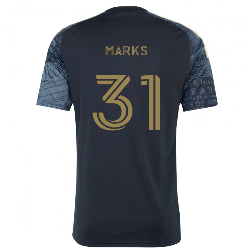 Danxen Mænd George Marks #31 Marineblå Brun Hjemmebane Spillertrøjer 2026/27 Trøje T-Shirt