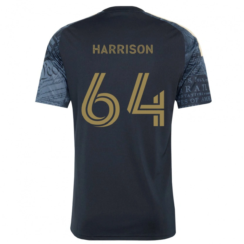 Danxen Mænd Joshua Harrison #64 Marineblå Brun Hjemmebane Spillertrøjer 2026/27 Trøje T-Shirt