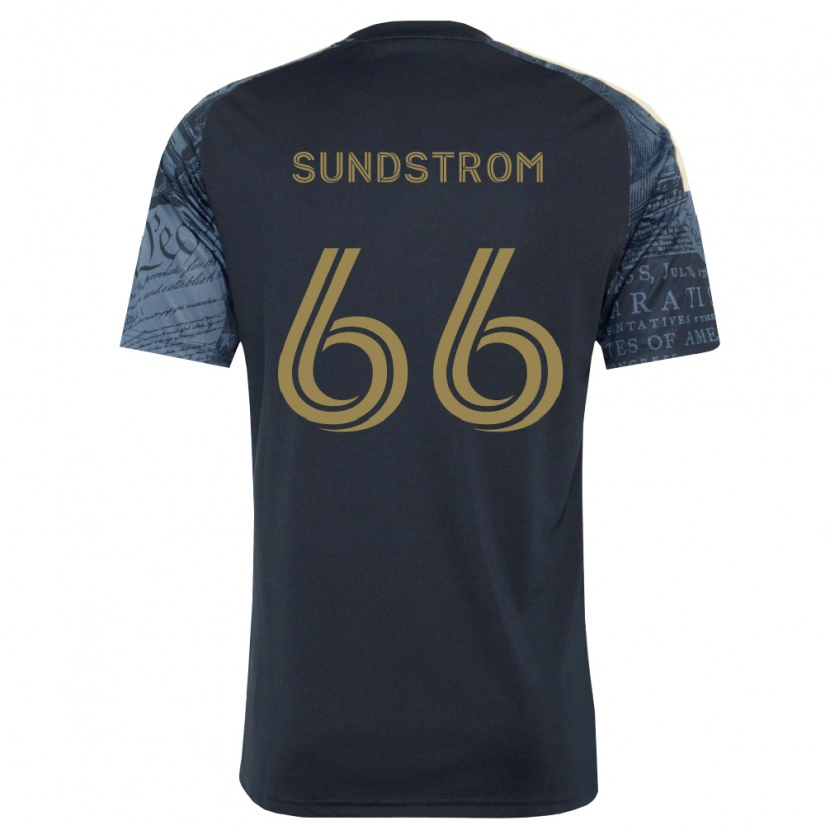 Danxen Mænd Finn Sundstrom #66 Marineblå Brun Hjemmebane Spillertrøjer 2026/27 Trøje T-Shirt