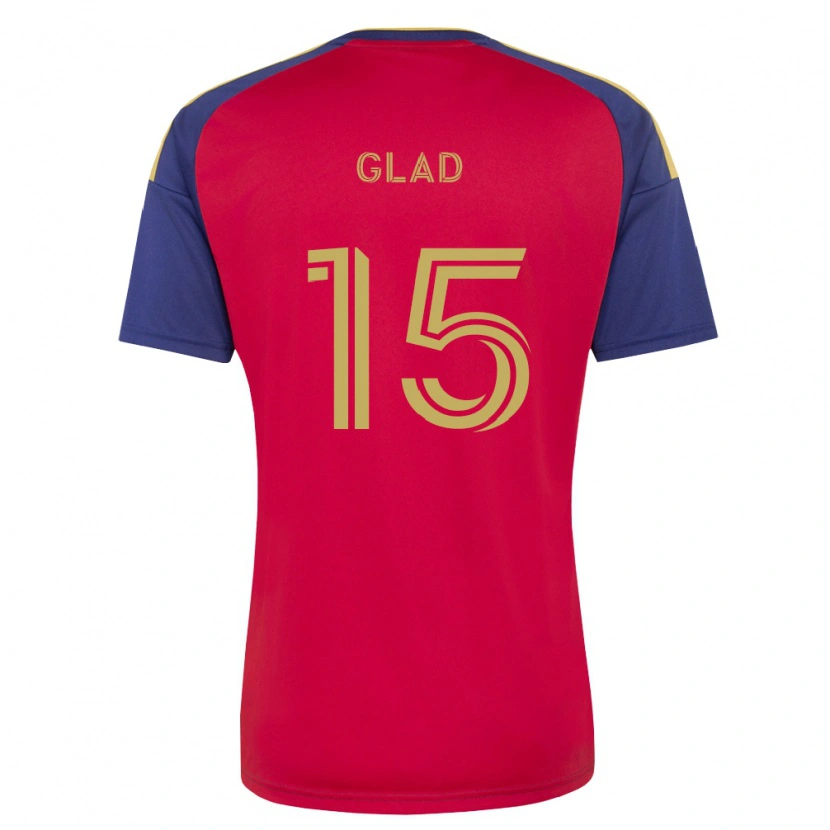 Danxen Mænd Justen Glad #15 Kongelig Blå Brun Rød Hjemmebane Spillertrøjer 2026/27 Trøje T-Shirt