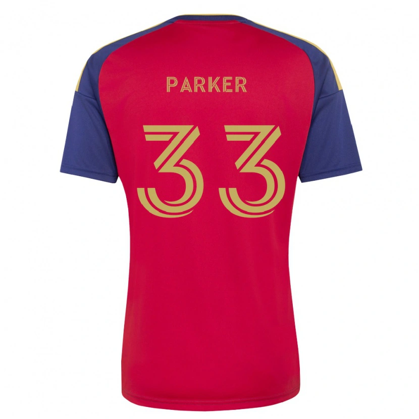 Danxen Mænd Van Parker #33 Kongelig Blå Brun Rød Hjemmebane Spillertrøjer 2026/27 Trøje T-Shirt