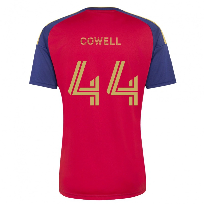 Danxen Mænd Chance Cowell #44 Kongelig Blå Brun Rød Hjemmebane Spillertrøjer 2026/27 Trøje T-Shirt