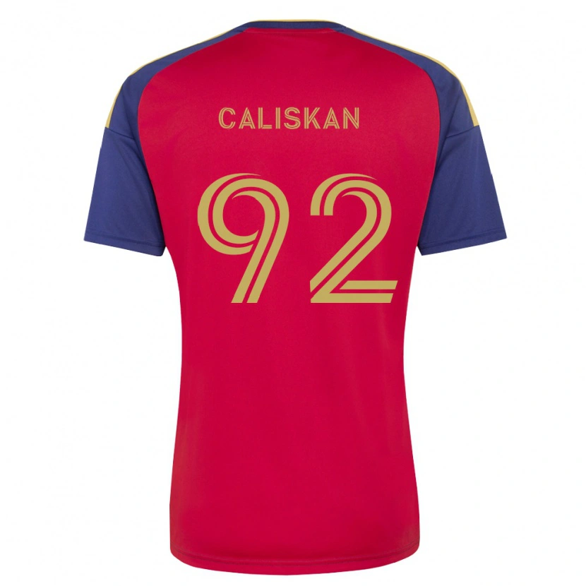 Danxen Mænd Noel Caliskan #92 Kongelig Blå Brun Rød Hjemmebane Spillertrøjer 2026/27 Trøje T-Shirt