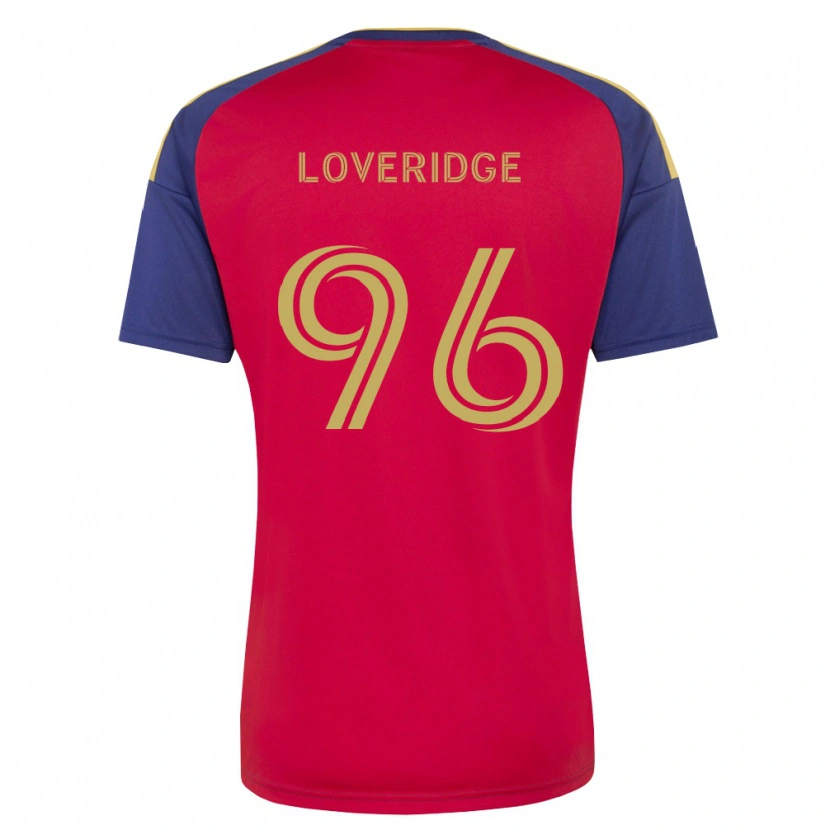 Danxen Mænd Pete Loveridge #96 Kongelig Blå Brun Rød Hjemmebane Spillertrøjer 2026/27 Trøje T-Shirt