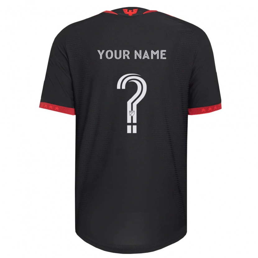 Danxen Mænd Dit Navn #0 Sort Hvid Rød Hjemmebane Spillertrøjer 2026/27 Trøje T-Shirt