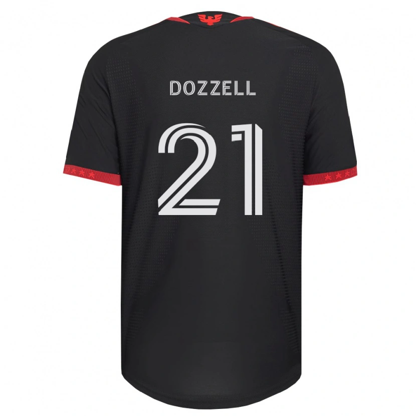 Danxen Mænd Andre Dozzell #21 Sort Hvid Rød Hjemmebane Spillertrøjer 2026/27 Trøje T-Shirt