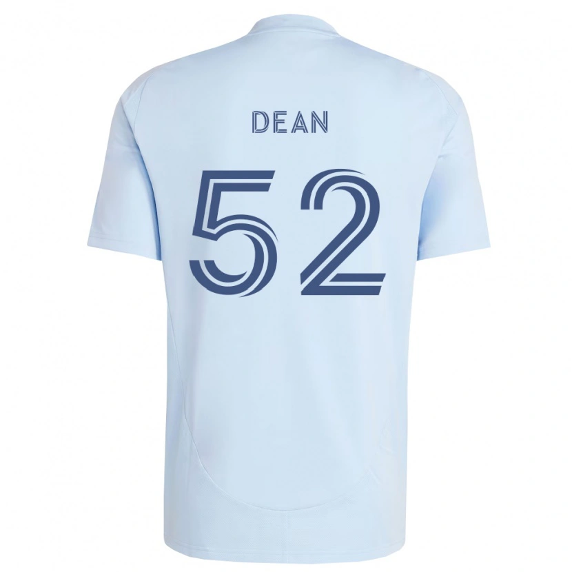 Danxen Mænd Finn Dean #52 Lyseblå Lysegrå Hjemmebane Spillertrøjer 2026/27 Trøje T-Shirt