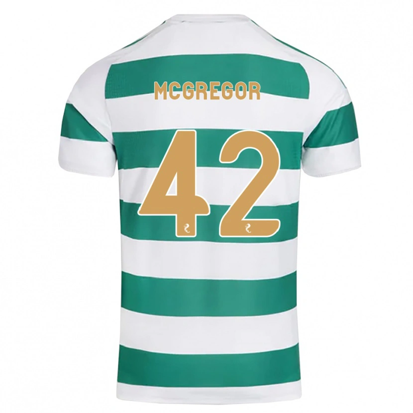 Danxen Mænd Callum Mcgregor #42 Mørkeblå Hvid Hjemmebane Spillertrøjer 2026/27 Trøje T-Shirt