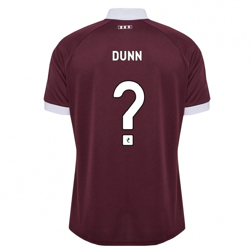 Danxen Mænd Alexander Dunn #0 Bordeaux Hvid Hjemmebane Spillertrøjer 2026/27 Trøje T-Shirt