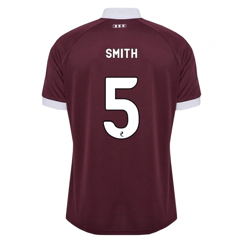 Danxen Mænd Lucas Smith #5 Bordeaux Hvid Hjemmebane Spillertrøjer 2026/27 Trøje T-Shirt