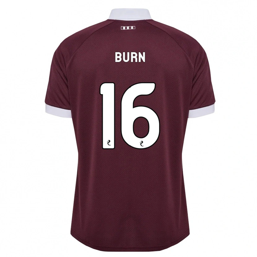 Danxen Mænd Gregor Burn #16 Bordeaux Hvid Hjemmebane Spillertrøjer 2026/27 Trøje T-Shirt
