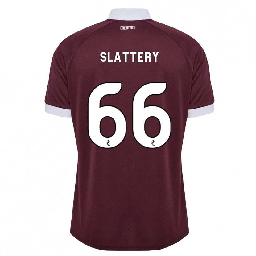 Danxen Mænd Jenna Slattery #66 Bordeaux Hvid Hjemmebane Spillertrøjer 2026/27 Trøje T-Shirt