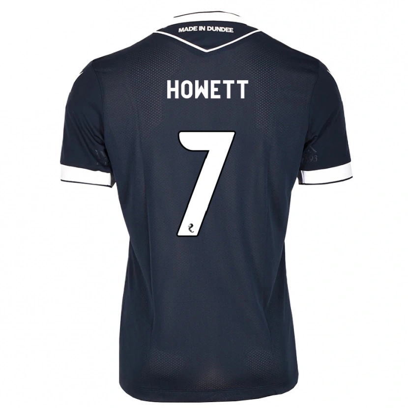 Danxen Mænd Leo Howett #7 Midnatsblå Hvid Hjemmebane Spillertrøjer 2026/27 Trøje T-Shirt