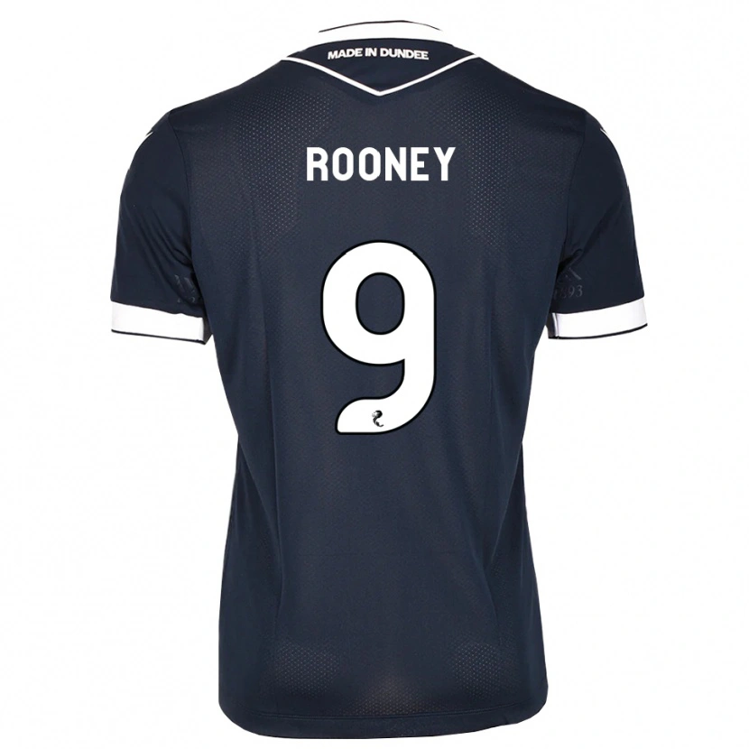 Danxen Mænd Chris Rooney #9 Midnatsblå Hvid Hjemmebane Spillertrøjer 2026/27 Trøje T-Shirt