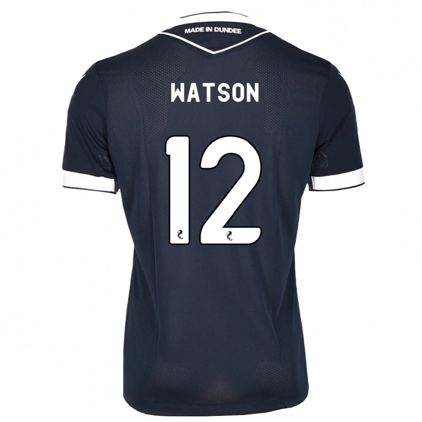Danxen Mænd Johnny Watson #12 Midnatsblå Hvid Hjemmebane Spillertrøjer 2026/27 Trøje T-Shirt