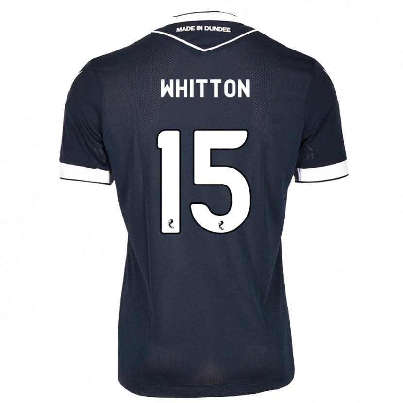 Danxen Mænd Jamie Whitton #15 Midnatsblå Hvid Hjemmebane Spillertrøjer 2026/27 Trøje T-Shirt