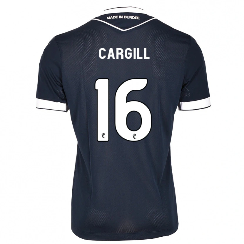 Danxen Mænd Rory Cargill #16 Midnatsblå Hvid Hjemmebane Spillertrøjer 2026/27 Trøje T-Shirt