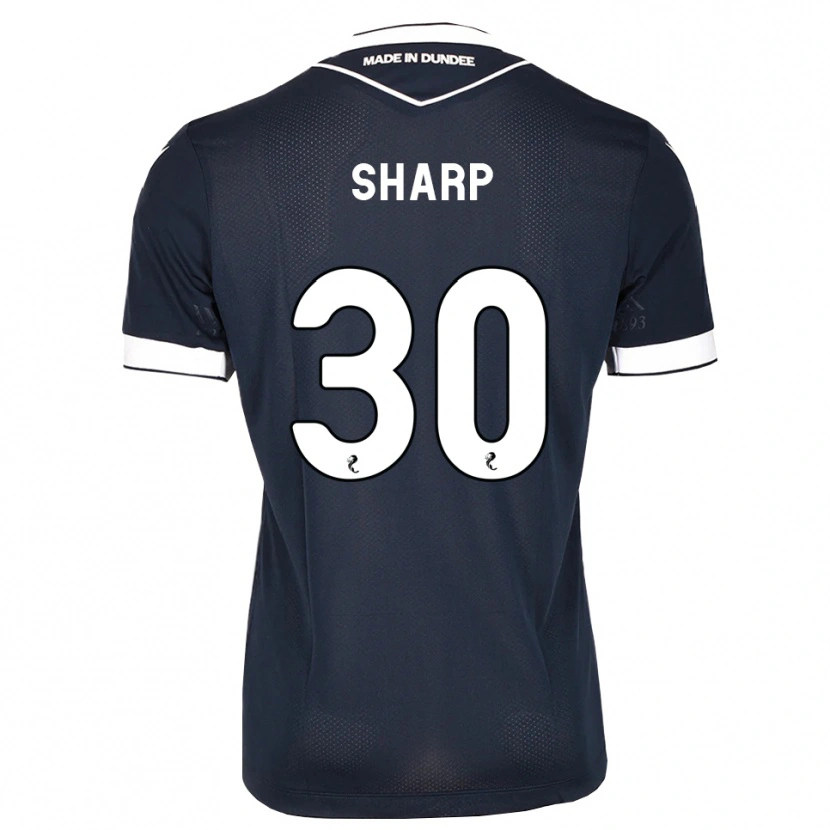 Danxen Mænd Harry Sharp #30 Midnatsblå Hvid Hjemmebane Spillertrøjer 2026/27 Trøje T-Shirt