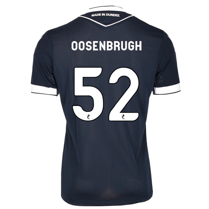 Danxen Mænd Charley Oosenbrugh #52 Midnatsblå Hvid Hjemmebane Spillertrøjer 2026/27 Trøje T-Shirt