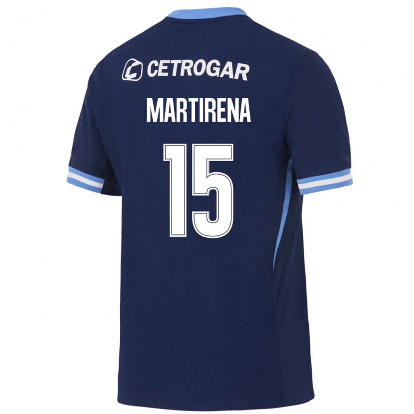 Danxen Mænd Gastón Martirena #15 Kongelig Blå Lyseblå Hvid Udebane Spillertrøjer 2026/27 Trøje T-Shirt