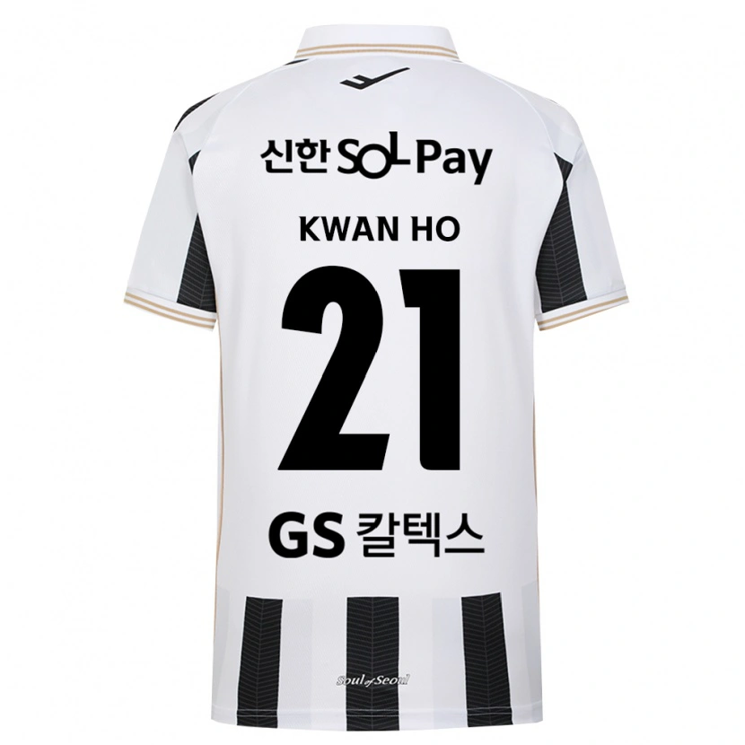 Danxen Mænd Kwan-Ho Han #21 Sort Hvid Udebane Spillertrøjer 2026/27 Trøje T-Shirt