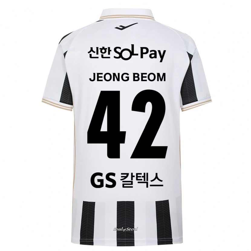 Danxen Mænd Jeong-Beom Son #42 Sort Hvid Udebane Spillertrøjer 2026/27 Trøje T-Shirt