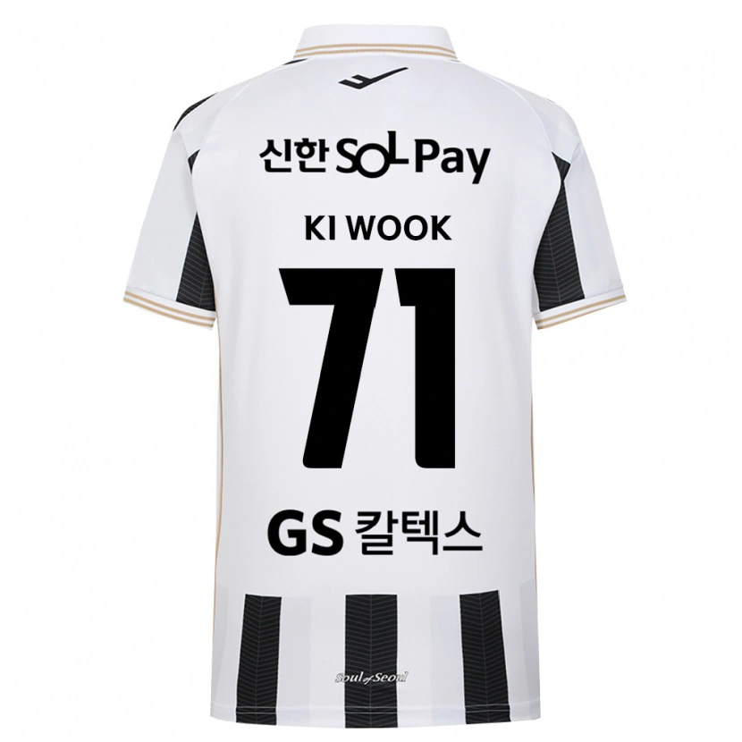 Danxen Mænd Ki-Wook Yun #71 Sort Hvid Udebane Spillertrøjer 2026/27 Trøje T-Shirt