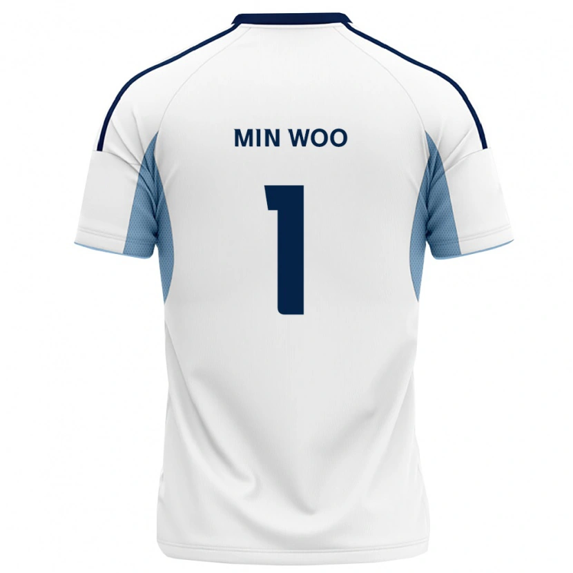 Danxen Mænd Min-Woo Jo #1 Kongelig Blå Hvid Udebane Spillertrøjer 2026/27 Trøje T-Shirt