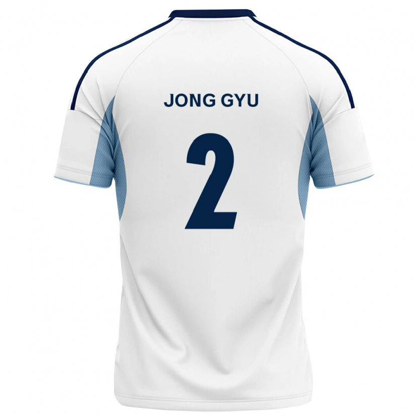 Danxen Mænd Jong-Gyu Yoon #2 Kongelig Blå Hvid Udebane Spillertrøjer 2026/27 Trøje T-Shirt