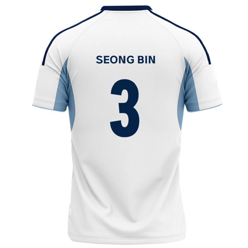 Danxen Mænd Seong-Bin Jung #3 Kongelig Blå Hvid Udebane Spillertrøjer 2026/27 Trøje T-Shirt