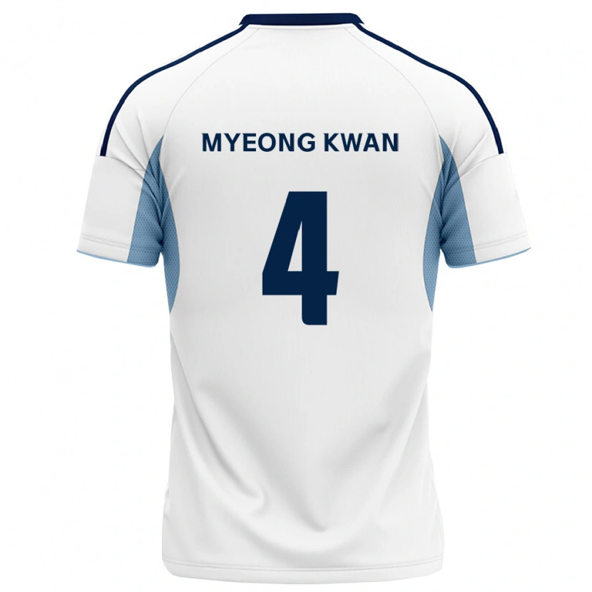 Danxen Mænd Myeong-Kwan Seo #4 Kongelig Blå Hvid Udebane Spillertrøjer 2026/27 Trøje T-Shirt