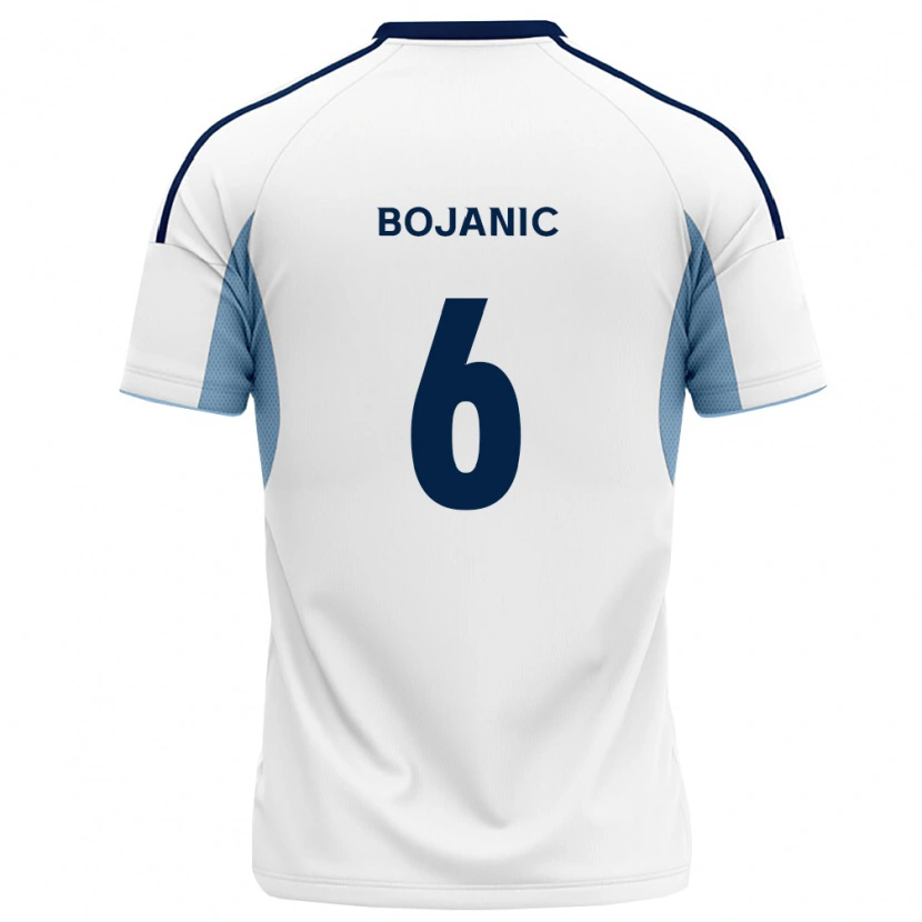 Danxen Mænd Darijan Bojanic #6 Kongelig Blå Hvid Udebane Spillertrøjer 2026/27 Trøje T-Shirt