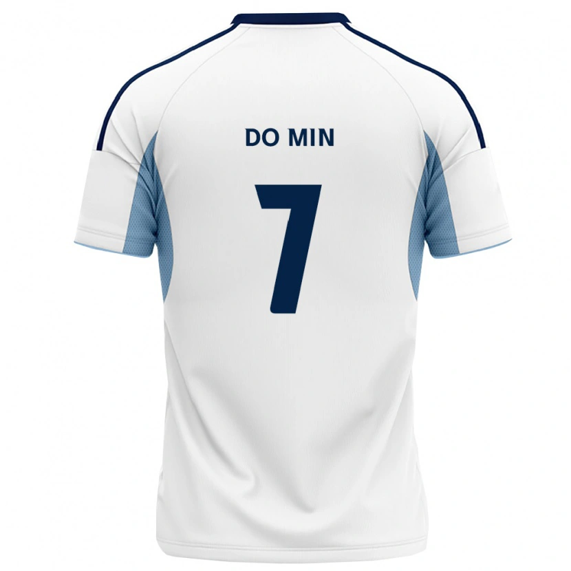 Danxen Mænd Do-Min Kim #7 Kongelig Blå Hvid Udebane Spillertrøjer 2026/27 Trøje T-Shirt