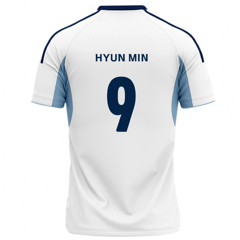 Danxen Mænd Hyun-Min Oh #9 Kongelig Blå Hvid Udebane Spillertrøjer 2026/27 Trøje T-Shirt