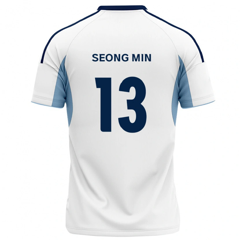 Danxen Mænd Seong-Min Ryu #13 Kongelig Blå Hvid Udebane Spillertrøjer 2026/27 Trøje T-Shirt