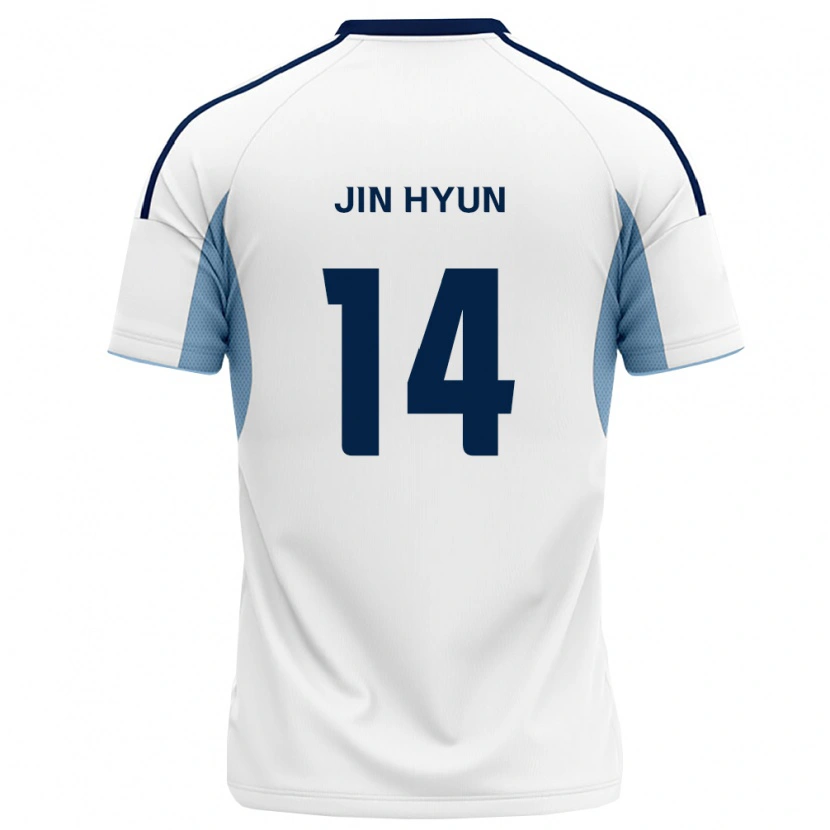 Danxen Mænd Jin-Hyun Lee #14 Kongelig Blå Hvid Udebane Spillertrøjer 2026/27 Trøje T-Shirt