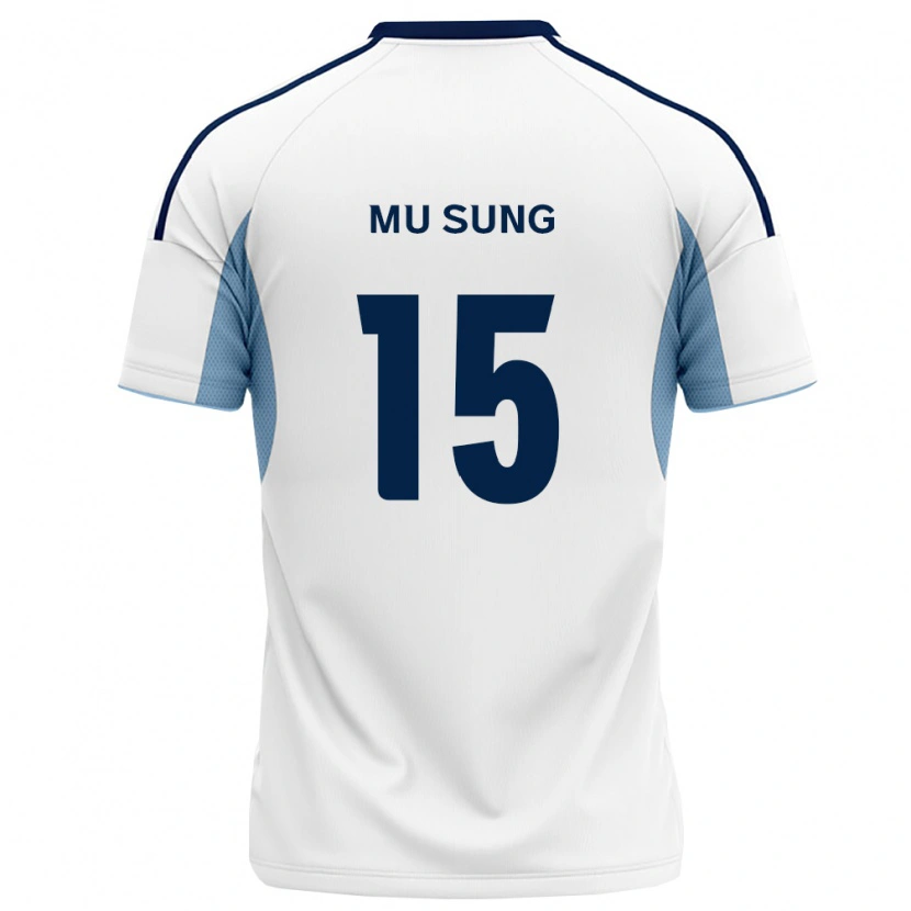 Danxen Mænd Mu-Sung Kang #15 Kongelig Blå Hvid Udebane Spillertrøjer 2026/27 Trøje T-Shirt