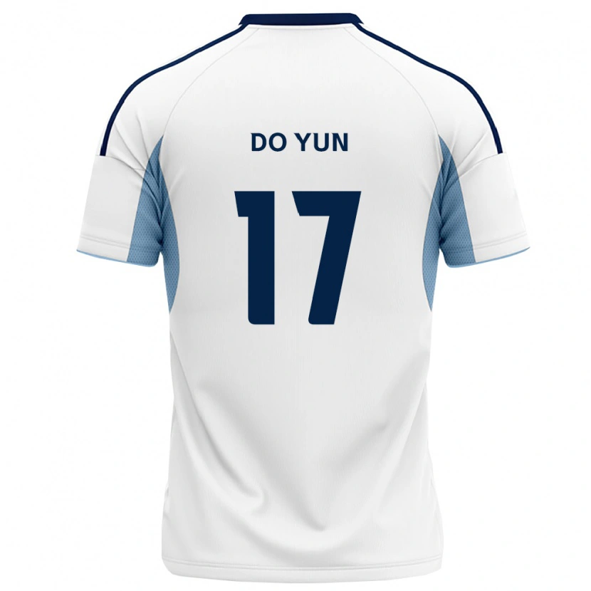 Danxen Mænd Do-Yun Kwon #17 Kongelig Blå Hvid Udebane Spillertrøjer 2026/27 Trøje T-Shirt