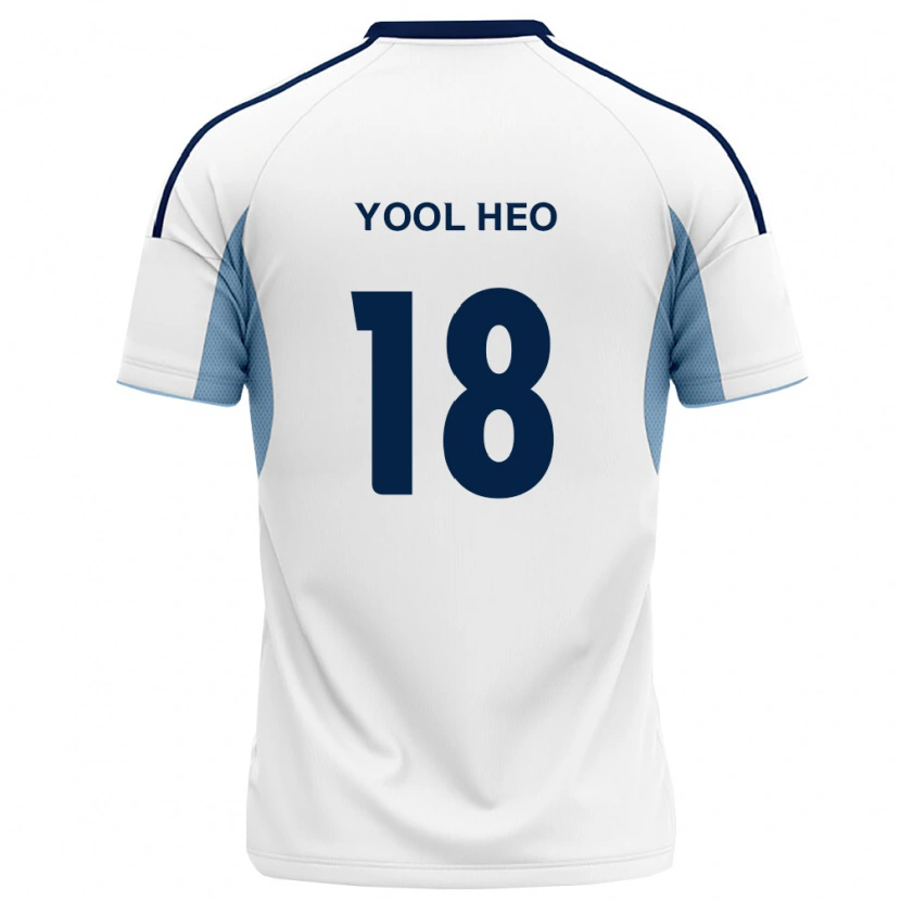 Danxen Mænd Yool Heo #18 Kongelig Blå Hvid Udebane Spillertrøjer 2026/27 Trøje T-Shirt