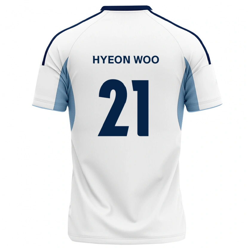 Danxen Mænd Hyeon-Woo Jo #21 Kongelig Blå Hvid Udebane Spillertrøjer 2026/27 Trøje T-Shirt